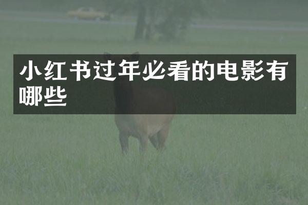 小红书过年必看的电影有哪些