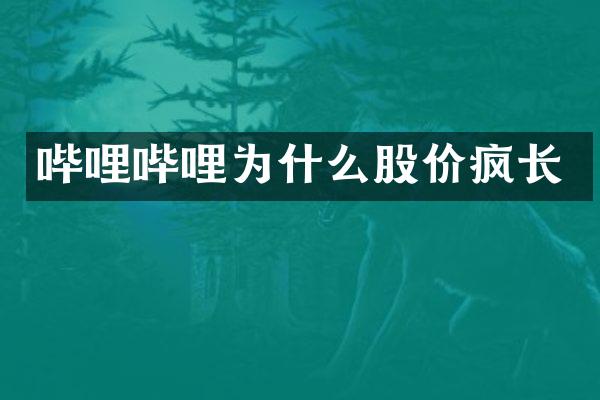 哔哩哔哩为什么股价疯长