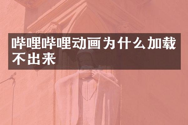 哔哩哔哩动画为什么加载不出来